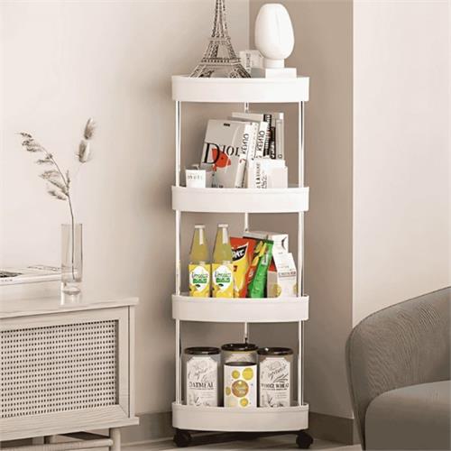 4 Tier Corner Storage Cart