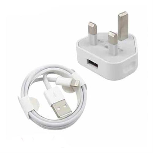 5W USB Power Adapter I Phone Charger with Cable