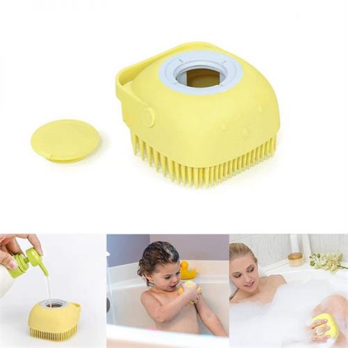 Silicone Massage Bath Brush with Dispenser