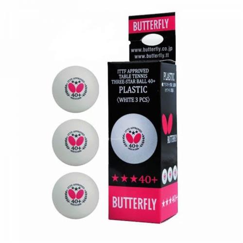 3 in 1 Butterfly 40+ 3 Star Table Tennis Ball