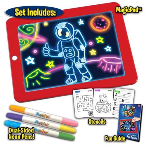 3D Glow Drawing Kids Learning Reusable Magic Sketch Pad