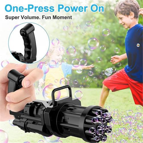 8 Hole Electric Bubbles Gun for Toddlers Toys