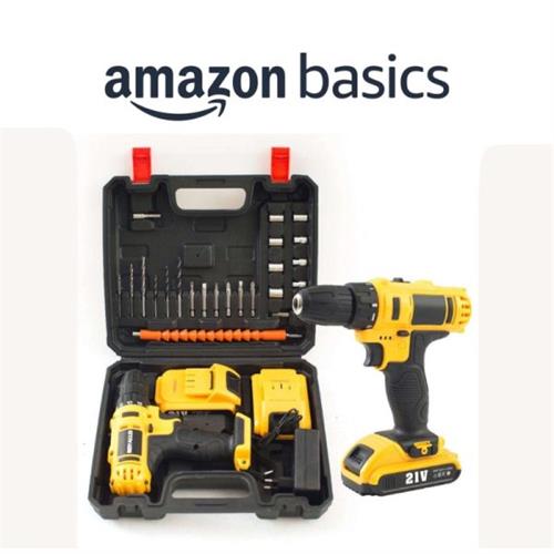 Amazon Basics Brushless Power Drill Set