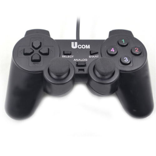 Wired Dual Shock PC Gaming Pads Joystick
