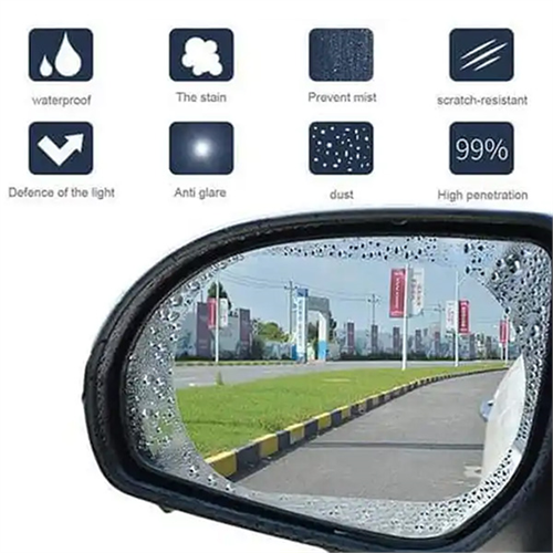 2Pcs Water Proof Protective Stickers for Side Mirror