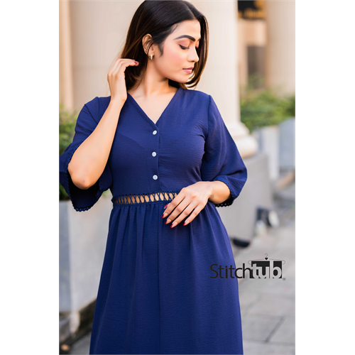 BLUE FRESINA DRESS