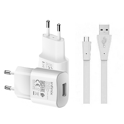 Infinix Charger With Micro USB Cable