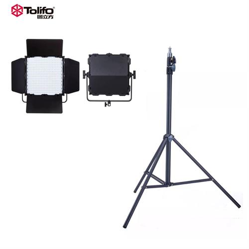 Tolifo GK-J-100 WAB LED Photography Light With Nicefoto LS-280AT Light Stand
