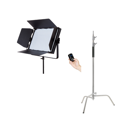 Tolifo GK-J-200 WAB LED Photography Light With Tianmei TP03-C100 C Stand