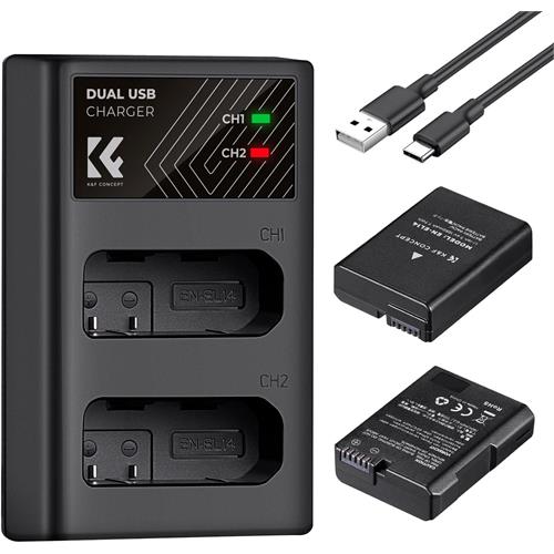 K&F Concept EN-EL14 Battery Charger Set - KF28.0020