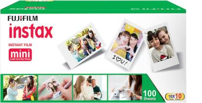 FUJIFILM Instax Mini Film Roll Value Pack ( 10 x 10 Film Pack )