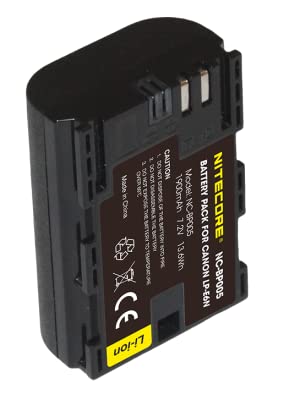 Nitecore NC-BP005 Camera Battery Compatible with Canon LP-E6N