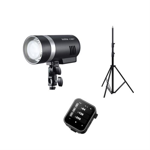 Godox AD300pro Outdoor Flash with X3 C Wireless Flash Trigger & Nicefoto LS-280B Light Stand