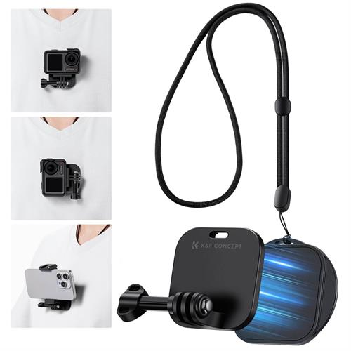 Magnetic Action Camera Chest Mount for GoPro Hero,DJI Osmo Action and More Action Cameras