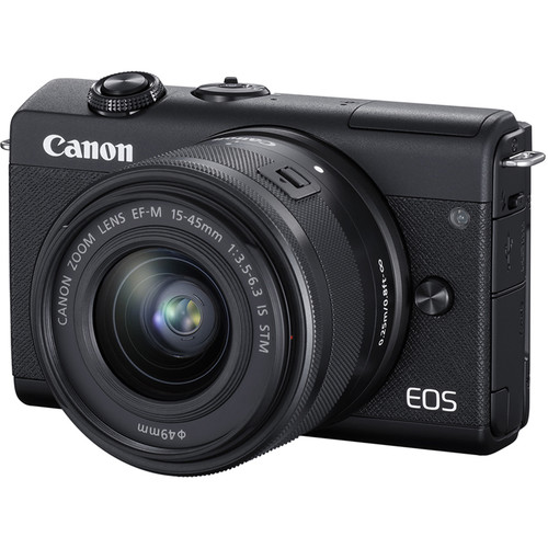 Canon EOS M200 Mirrorless Digital Camera with 15-45mm Lens (Black)