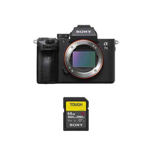 Sony Alpha a7 III Mirrorless Digital Camera with Sony Memory card