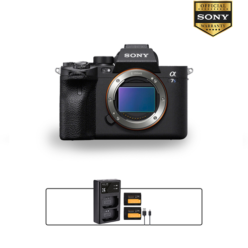 Sony Alpha a7S III Mirrorless Digital Camera with K&F Sony NP-FZ100 Dual Battery & Charger Kit