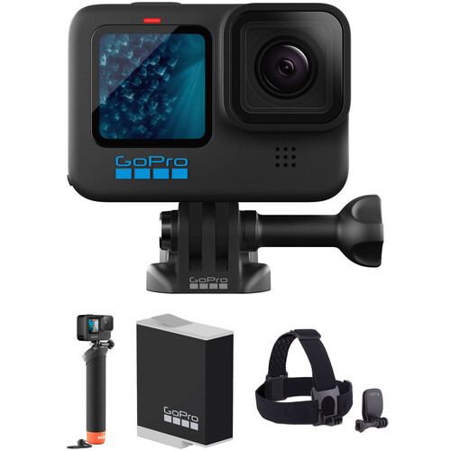 GoPro HERO 11 Black Kit with Additional Mounts and Enduro Battery (Special Bundle)