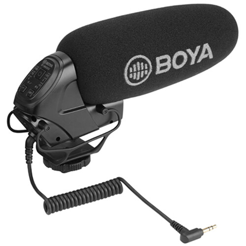 BOYA BY-BM3032 Camera-Mount Supercardioid Shotgun Microphone