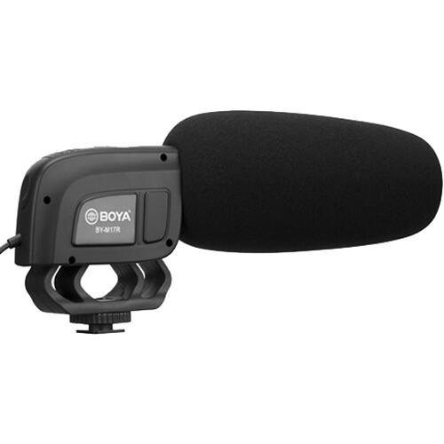 BOYA BY-M17R Camera-Mount Supercardioid Shotgun Microphone