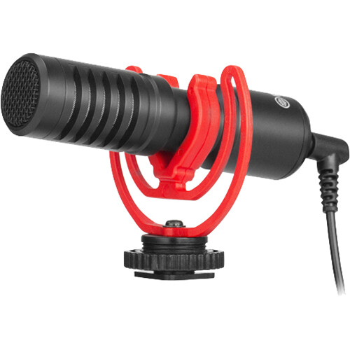 BOYA BY-MM1+ Ultracompact Camera-Mount Shotgun Microphone