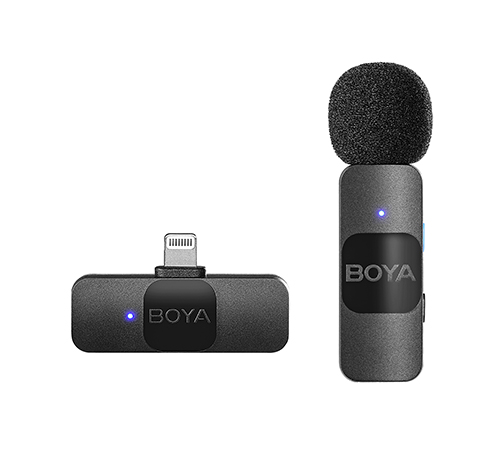 BOYA BY-V1 Wireless Lavalier Microphone for iPhone