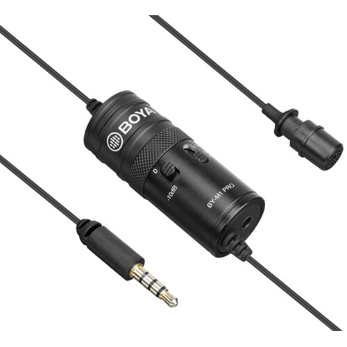 BOYA M1 Pro Lavalier Mic (with Sound Antenuation)