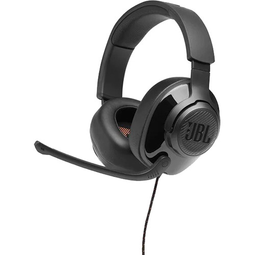 JBL Quantum 300 Wired Over-Ear Gaming Headset (Black)