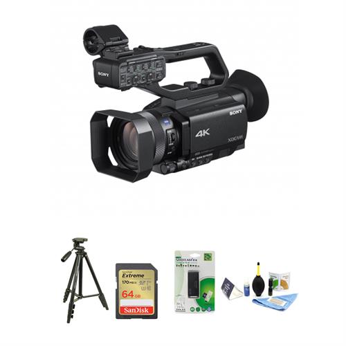Sony PXW-Z90 Handheld Camcorder with Tripod, 64GB Extreme Memory Card, Card Reader & Cleaning Kit