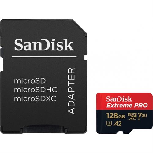 SanDisk 128GB Extreme Pro microSDXC 170MB/s Class 10 Card With SD Adapter