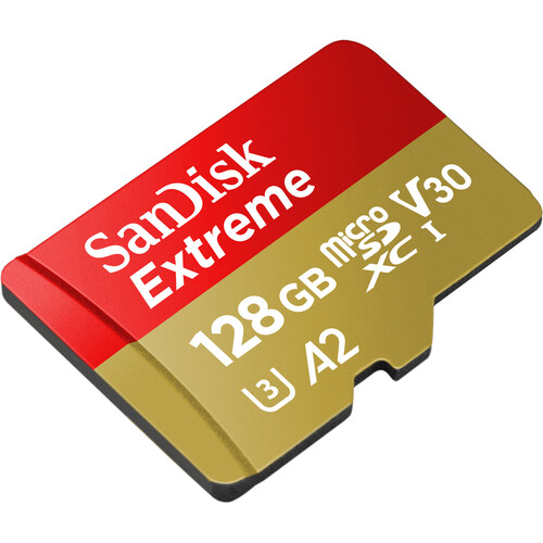 SanDisk 128GB Extreme UHS-I microSDXC 190 MB/s Memory Card