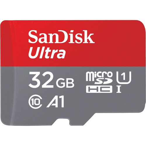 SanDisk 32GB Ultra MicroSDHC 120MB/s Memory Card