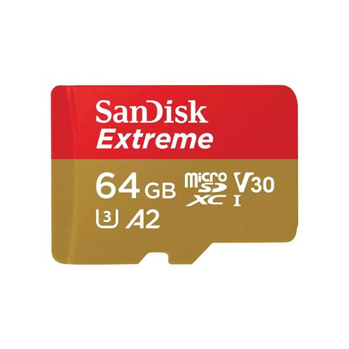 SanDisk 64GB Extreme UHS-I microSDXC Memory Card (170MB/s)