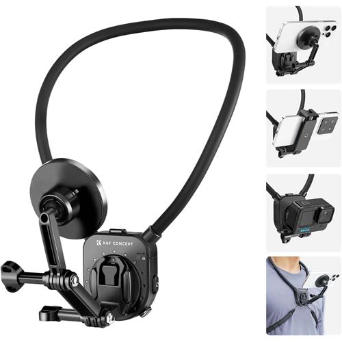 K&F Concept Magnetic Neck Phone Mount for Recordings SKU.2288