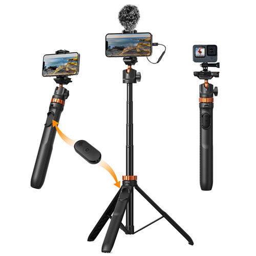 K&F MS08 2 in 1 Selfie stick tripod - KF09.127V1