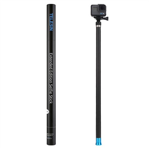 TELESIN 270cm Super Long Carbon Fiber Selfie Stick