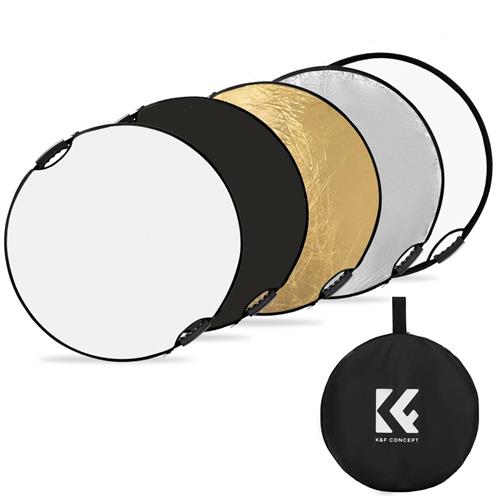 K&F Concept Five-in-One Circular Reflector with Handle 110cm - KF18.0006