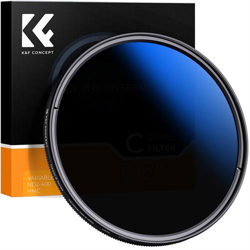 K&F Concept ND2-ND400 Blue Multi-Coated Variable ND Filter (67mm) - KF01.1403