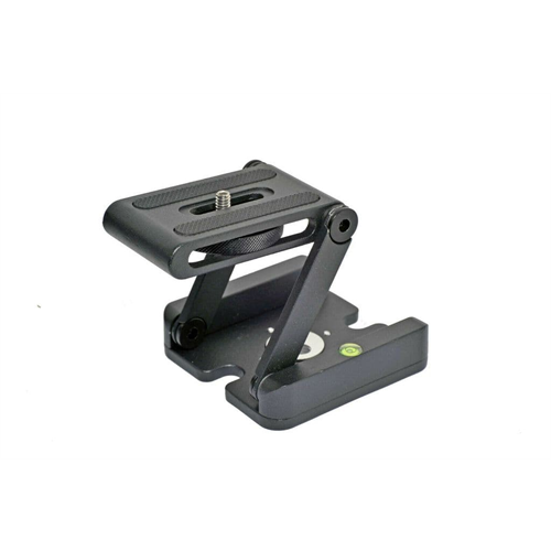 Folding 180 Camera Tripod Z Flex Tilt Head Stand Holder 1/4" 3/8" Quick Release