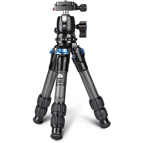 SIRUI AM-223 Carbon Fiber Mini Travel Tripod with B-00K Ball Head