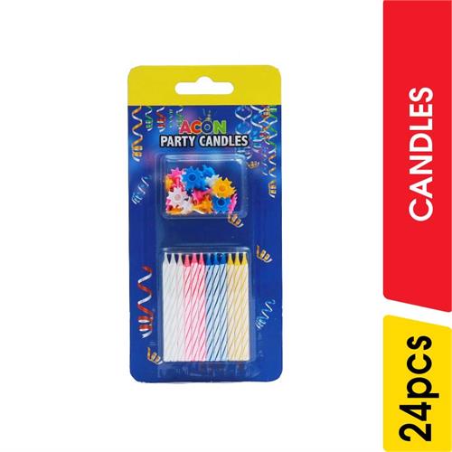 Acon Birthday Candles - 24.00 pcs