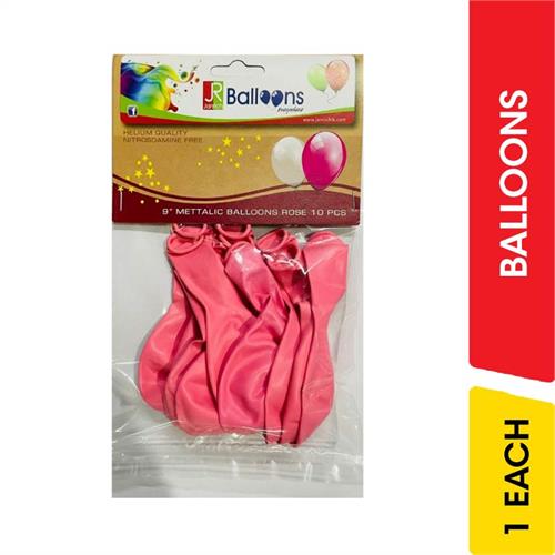 Balloon Metallic Rose 10pcs - 1.00 each