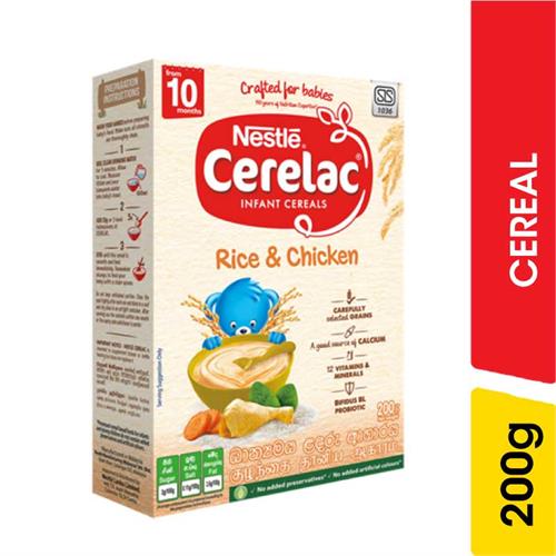 Cerelac Rice And Chicken - 200.00 g