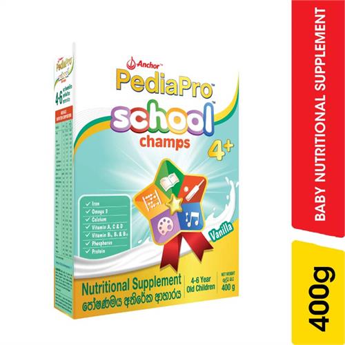 Anchor PediaPro School Champ Vanilla 4-6 Years - 400.00 g