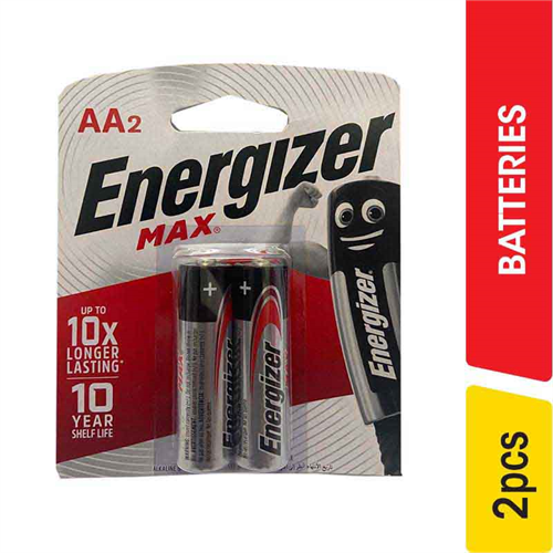 Energizer Max AA2 Alkaline Battery - 2.00 pcs