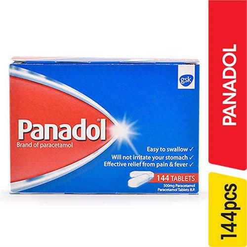 Panadol 500mg Tablets - 144.00 pcs