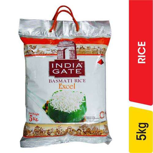 India Gate Excel Basmati Rice - 5.00 kg