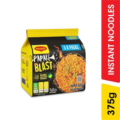 Maggi Papare Blast Noodles, Multi Pack - 375.00 g