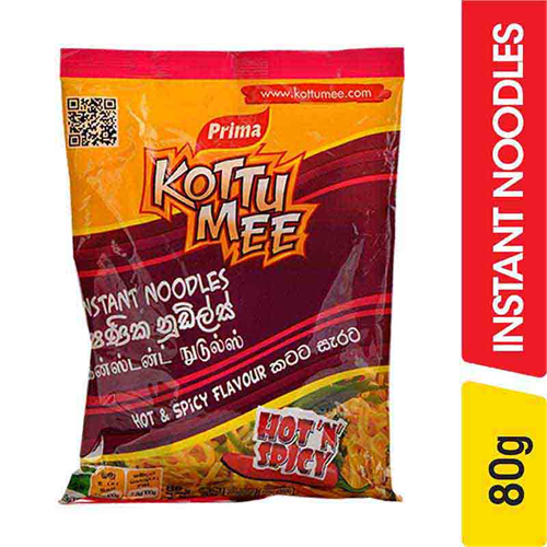 Prima Kottu Mee Hot & Spicy Noodles - 80.00 g