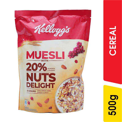 Kelloggs Extra Muesli Nuts Delight - 500.00 g